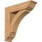 Ekena Millwork Thorton Traditional Smooth Bracket w/ Offset Brace, Western Red Cedar, 7 1/2"W x 28"D x 28"H BKT0806X28X28THR01SWR - alternate 1